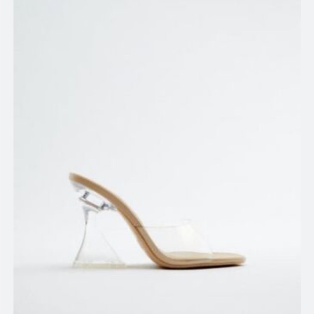 Zara clear sandals